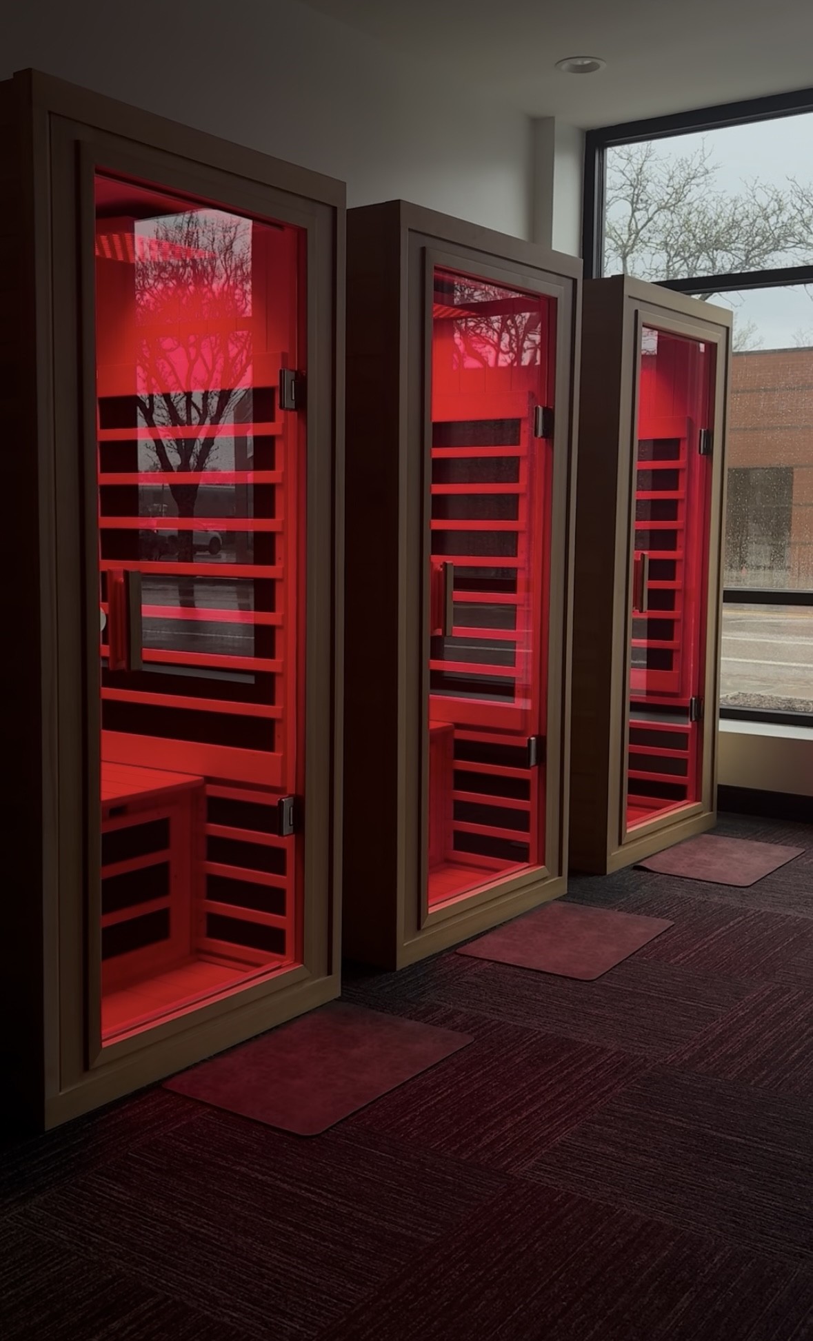 3 Infrared Sauna Booths at Pace317