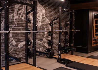 weight lifting rack at Pace317